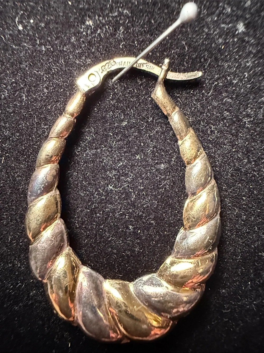 Monet hoop earrings